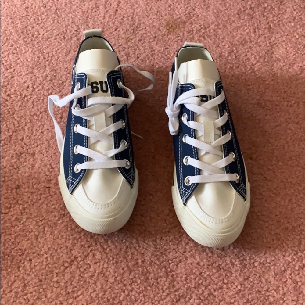 Penn state themed sneakers